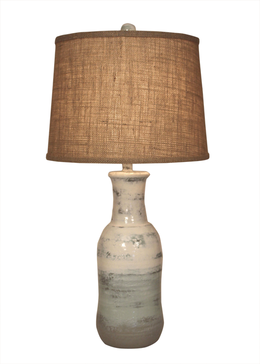 Alabaster Faux Clay Water Jug Lamp - Coast Lamp Shop