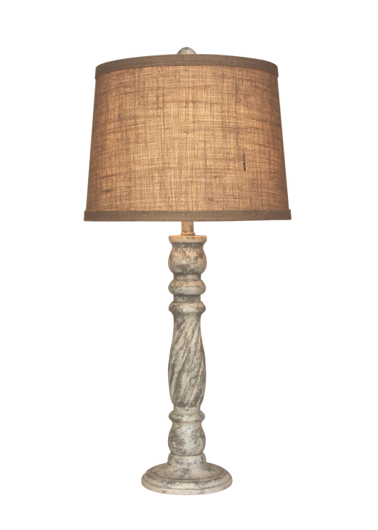 Stone Swirl Table Lamp - Coast Lamp Shop