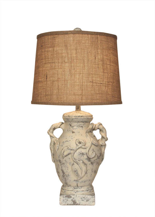 Stone 2-Handle Vine Pot - Coast Lamp Shop