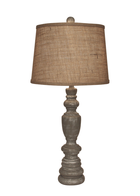 Weathered Grey Multi Ring Casual Pot - Coast Lamp Shop