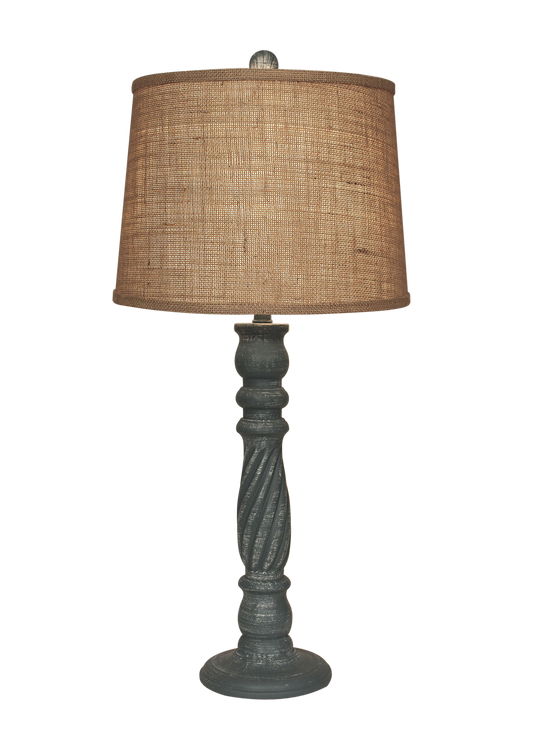Riverway Swirl Table Lamp - Coast Lamp Shop