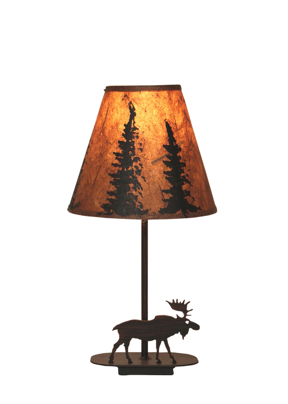 Mini Iron Moose Lamp - Coast Lamp Shop