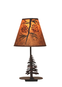 Mini Iron Pine Tree  Lamp - Coast Lamp Shop
