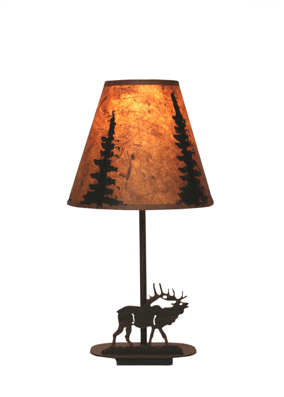 Mini Iron Elk Lamp - Coast Lamp Shop