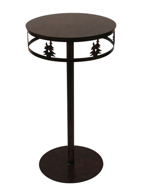 Iron Band of Double Trees Drink Table - Coast Lamp Shop