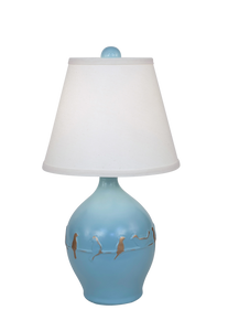 Atlantic Grey/Gold Birds on a Branch Accent Table Lamp