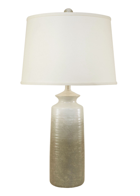 Grey Fade Tall Slender Table Lamp